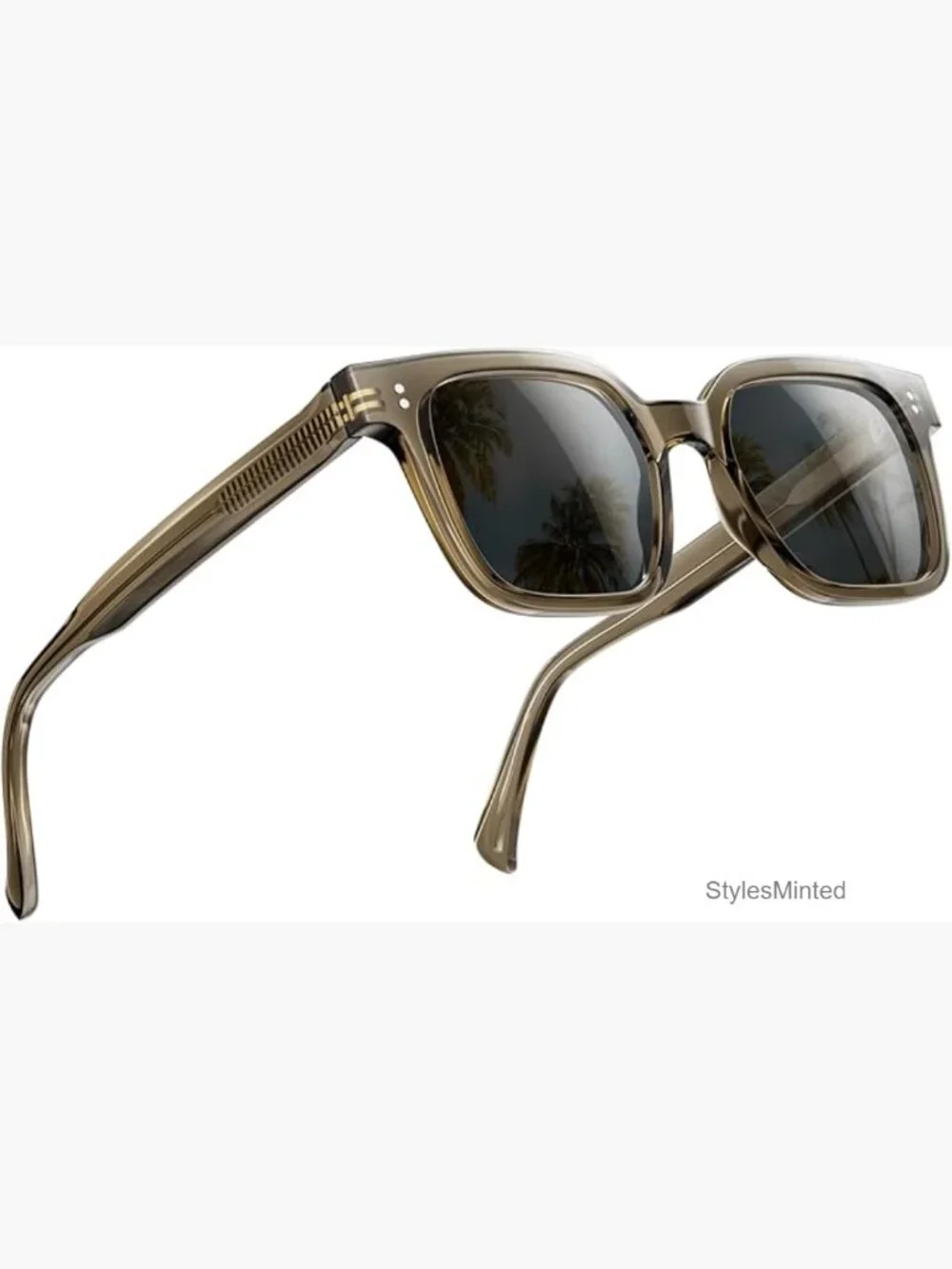 XXL Large Premium Polarized Sunglasses for Wide Face TR90 Frame UV400